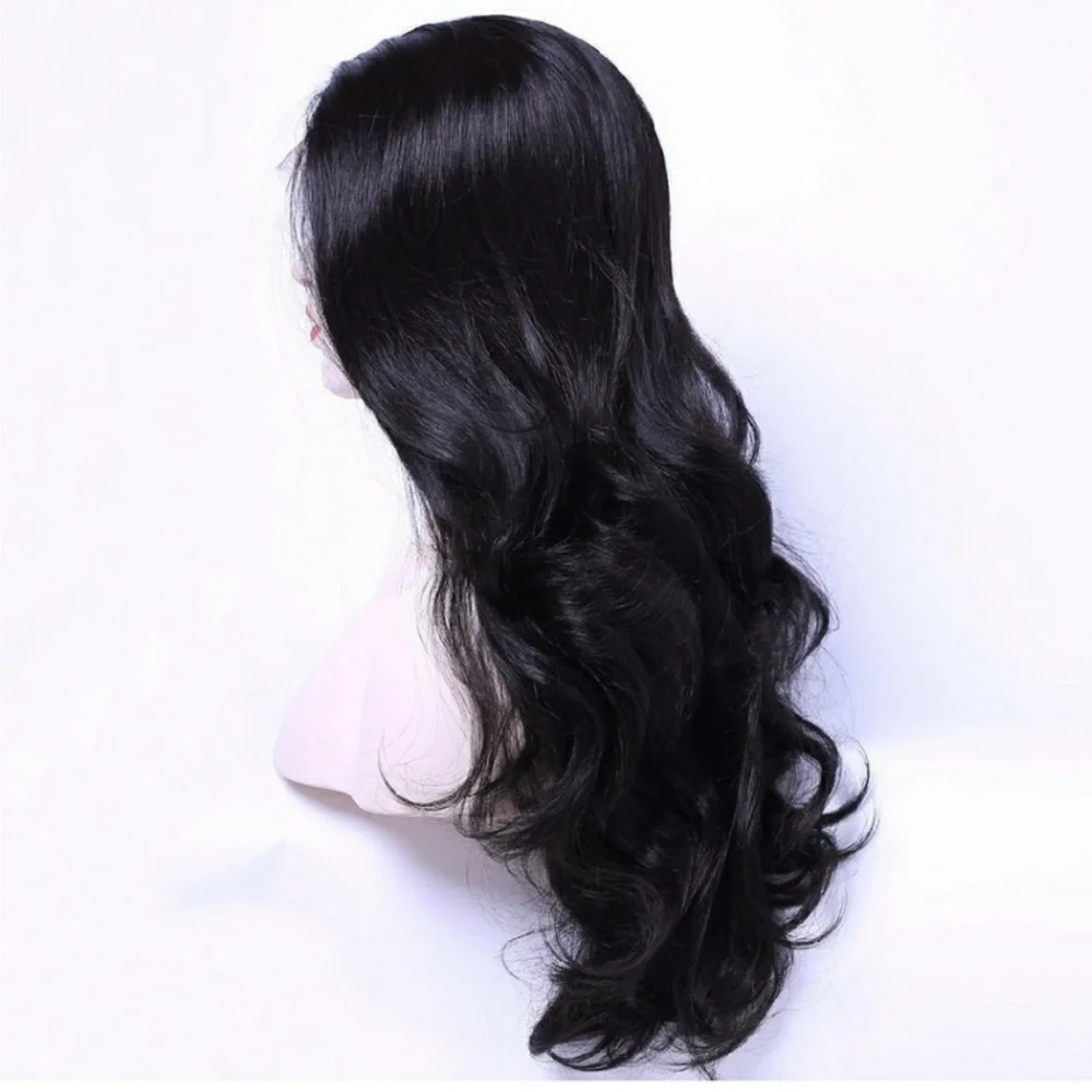 22” Dark Brown body wavy Beautiful Lace front Wig *NEW*